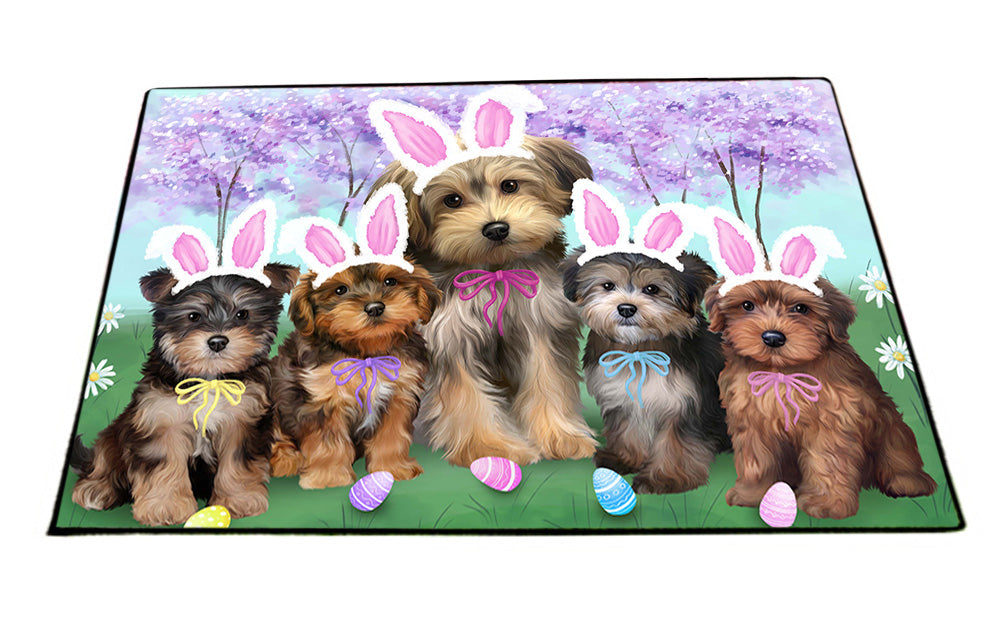 Yorkipoos Dog Easter Holiday Floormat FLMS49686