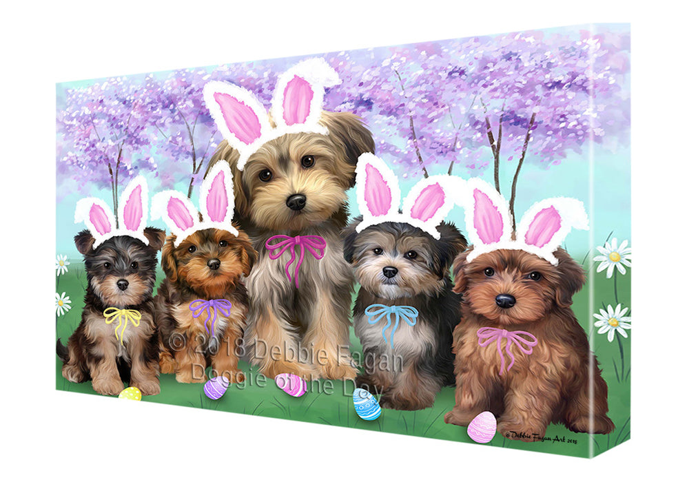 Yorkipoos Dog Easter Holiday Canvas Wall Art CVS60501