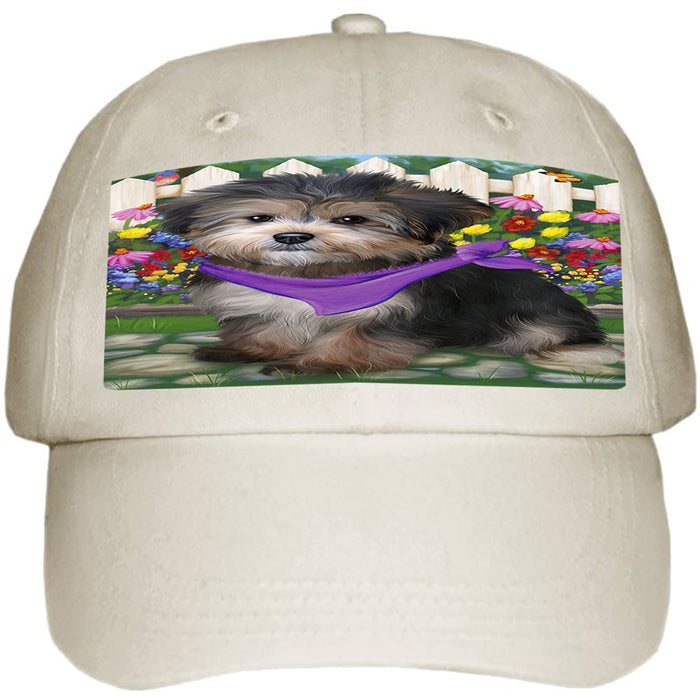 Spring Floral Yorkipoo Dog Ball Hat Cap HAT59847