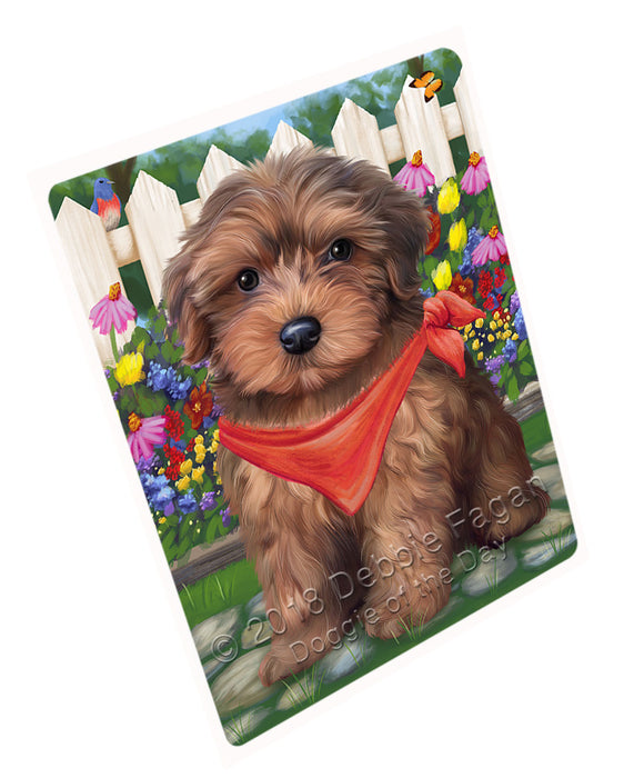 Spring Floral Yorkipoo Dog Magnet Mini (3.5" x 2") MAG54432
