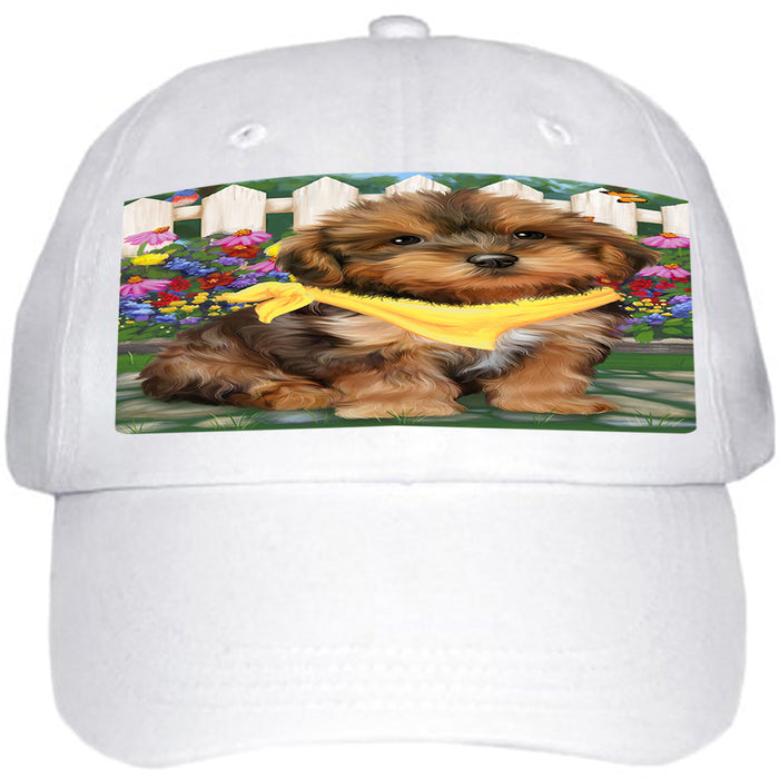 Spring Floral Yorkipoo Dog Ball Hat Cap HAT59853