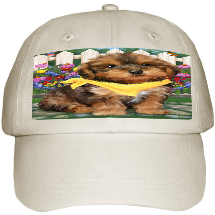 Spring Floral Yorkipoo Dog Ball Hat Cap HAT59853