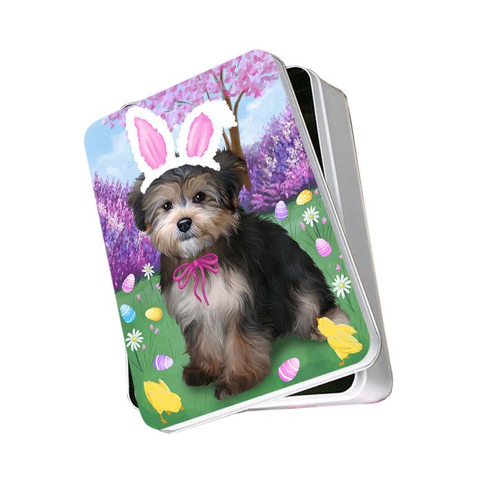 Yorkipoo Dog Easter Holiday Photo Storage Tin PITN49300