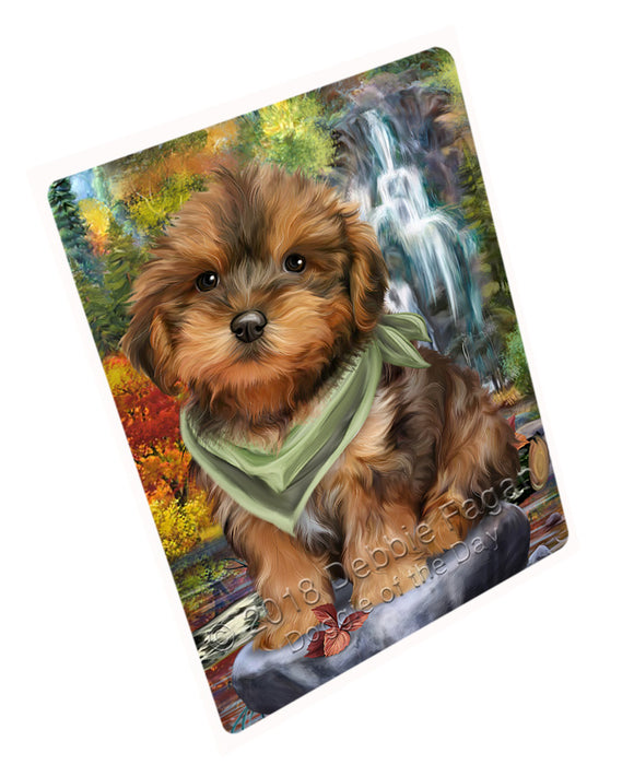 Scenic Waterfall Yorkipoo Dog Magnet Mini (3.5" x 2") MAG54603