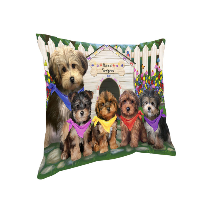 Spring Dog House Yorkipoos Dog Pillow PIL56412