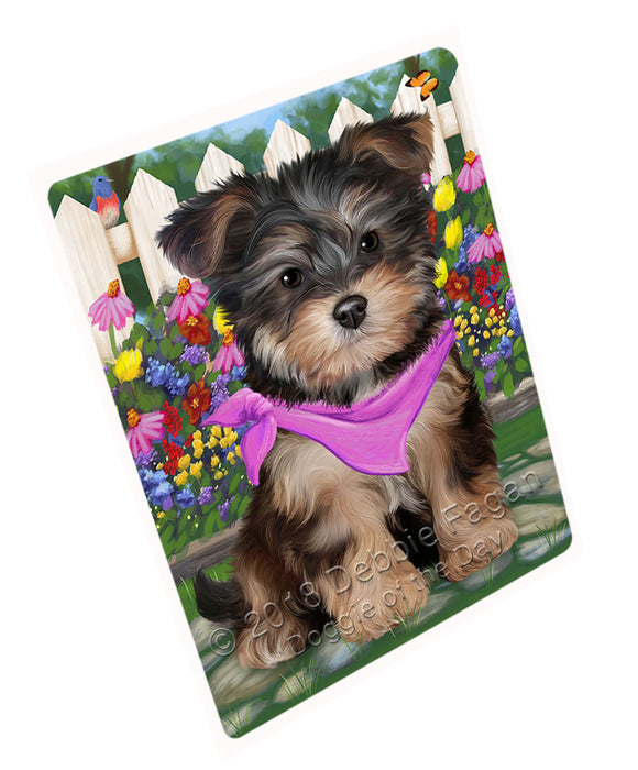 Spring Floral Yorkipoo Dog Cutting Board C54438