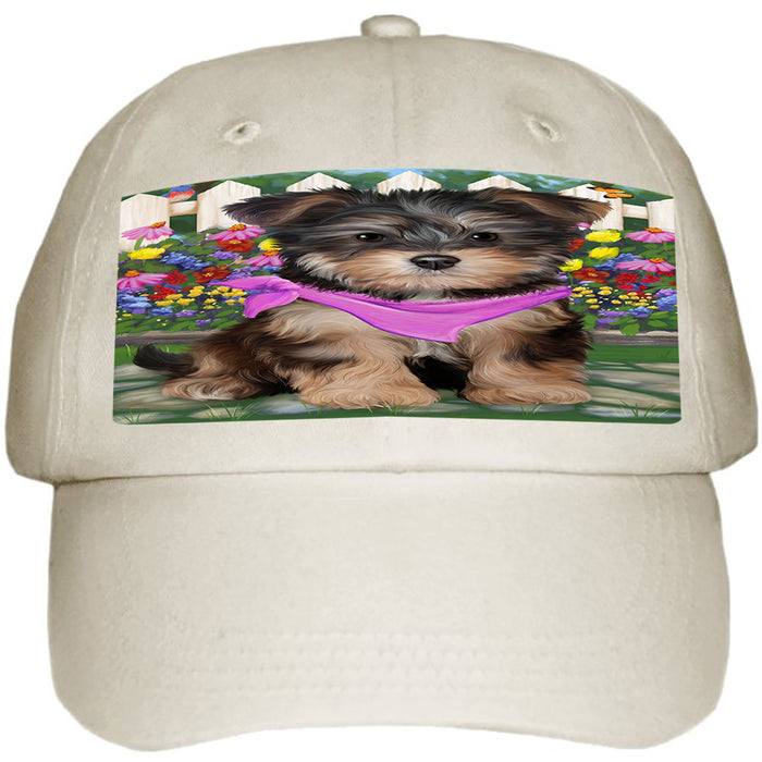 Spring Floral Yorkipoo Dog Ball Hat Cap HAT59856