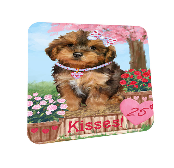 Rosie 25 Cent Kisses Yorkipoo Dog Coasters Set of 4 CST56229