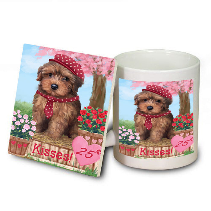 Rosie 25 Cent Kisses Yorkipoo Dog Mug and Coaster Set MUC56264
