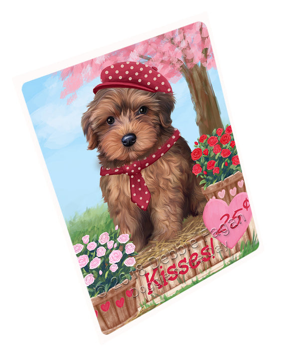 Rosie 25 Cent Kisses Yorkipoo Dog Magnet MAG73955 (Small 5.5" x 4.25")