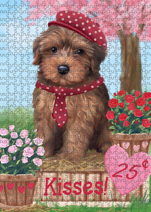 Rosie 25 Cent Kisses Yorkipoo Dog Puzzle with Photo Tin PUZL93288