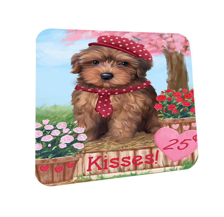 Rosie 25 Cent Kisses Yorkipoo Dog Coasters Set of 4 CST56230