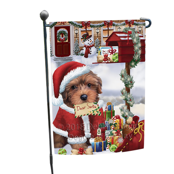 Yorkipoo Dog Dear Santa Letter Christmas Holiday Mailbox Garden Flag GFLG53626