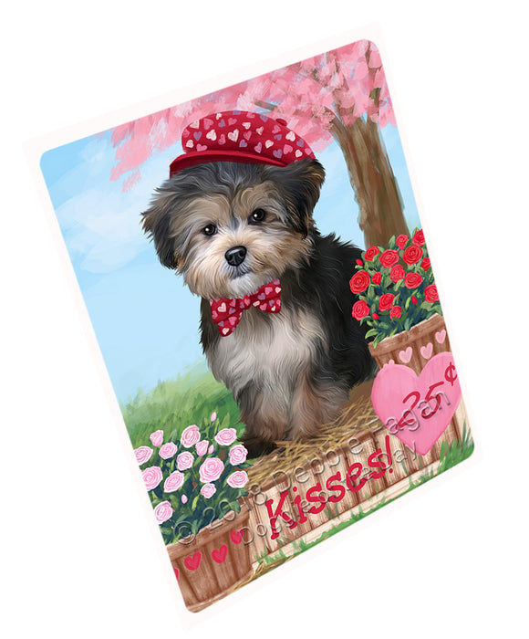 Rosie 25 Cent Kisses Yorkipoo Dog Magnet MAG73958 (Small 5.5" x 4.25")