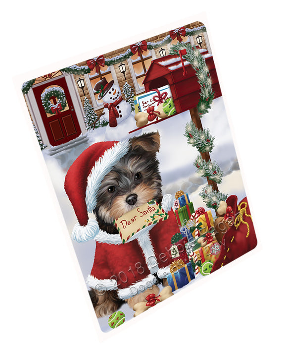 Yorkipoo Dog Dear Santa Letter Christmas Holiday Mailbox Large Refrigerator / Dishwasher Magnet RMAG82272