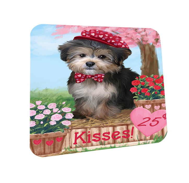 Rosie 25 Cent Kisses Yorkipoo Dog Coasters Set of 4 CST56231