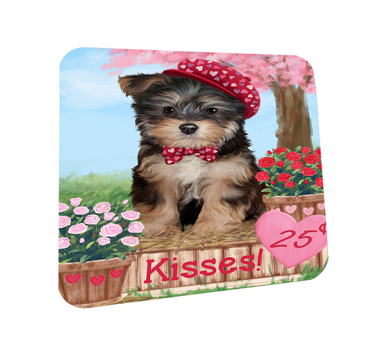 Rosie 25 Cent Kisses Yorkipoo Dog Coasters Set of 4 CST56232