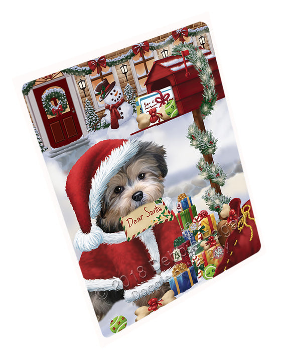 Yorkipoo Dog Dear Santa Letter Christmas Holiday Mailbox Large Refrigerator / Dishwasher Magnet RMAG82278