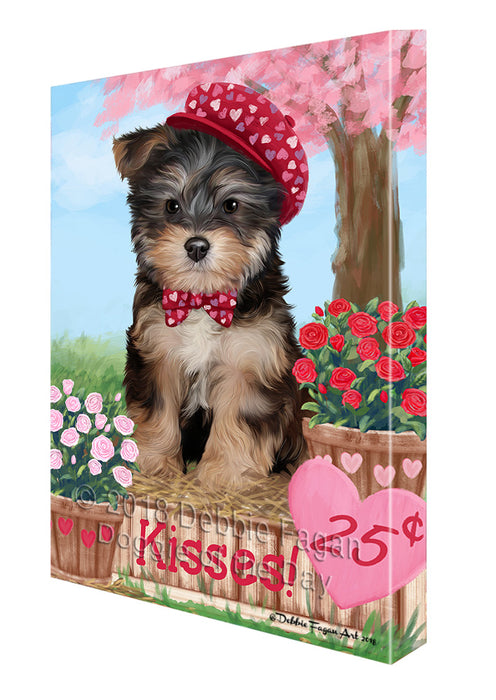 Rosie 25 Cent Kisses Yorkipoo Dog Canvas Print Wall Art Décor CVS128690