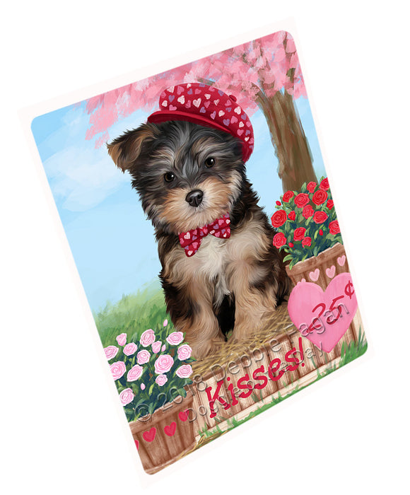 Rosie 25 Cent Kisses Yorkipoo Dog Magnet MAG73961 (Small 5.5" x 4.25")