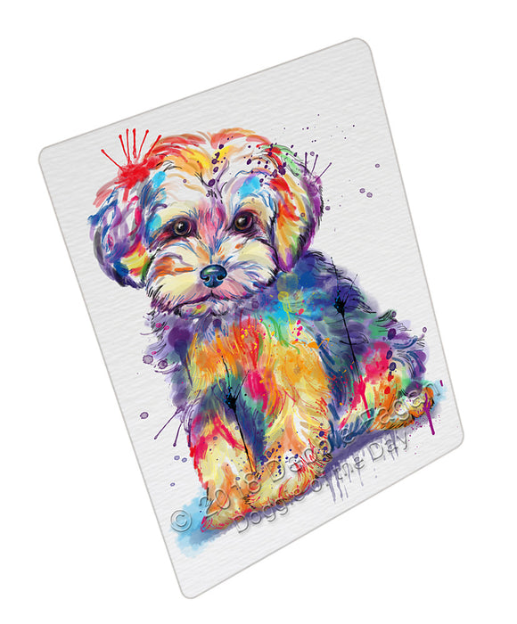 Watercolor Yorkipoo Dog Cutting Board C77136