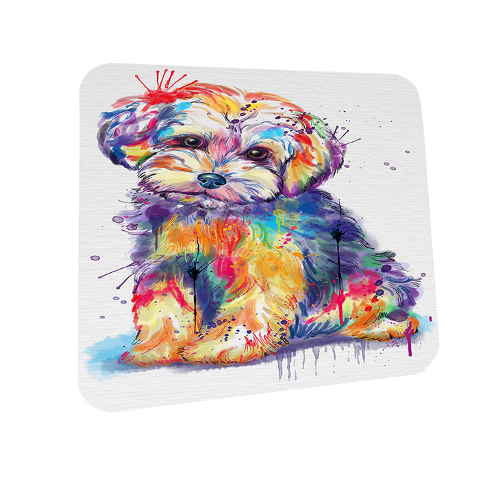 Watercolor Yorkipoo Dog Coasters Set of 4 CST57071