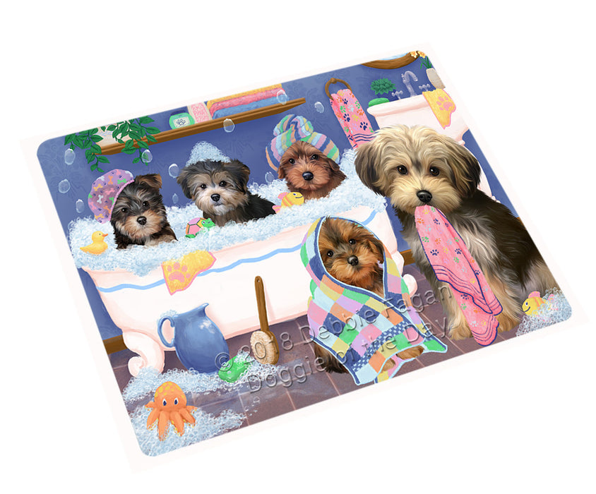 Rub A Dub Dogs In A Tub Yorkipoos Dog Magnet MAG75648 (Small 5.5" x 4.25")