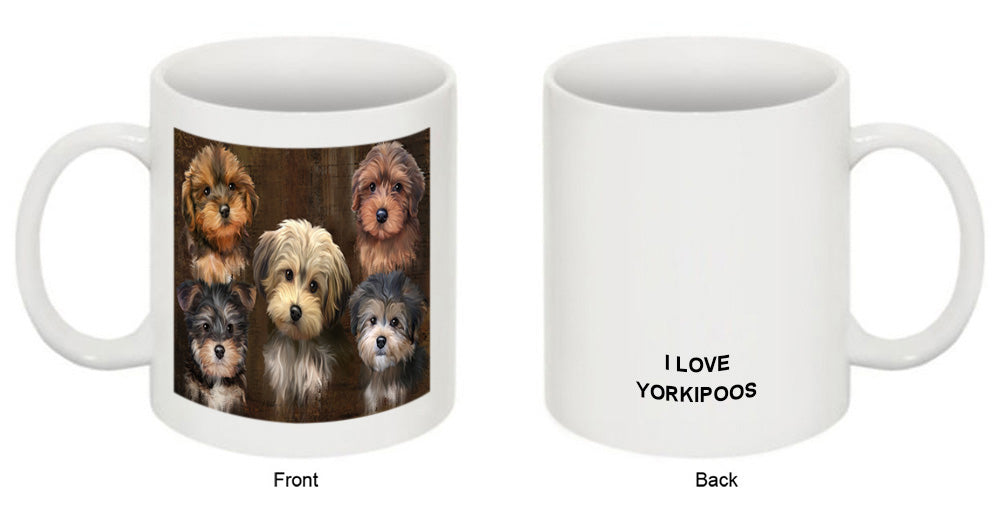 Rustic 5 Yorkipoo Dog Coffee Mug MUG49552
