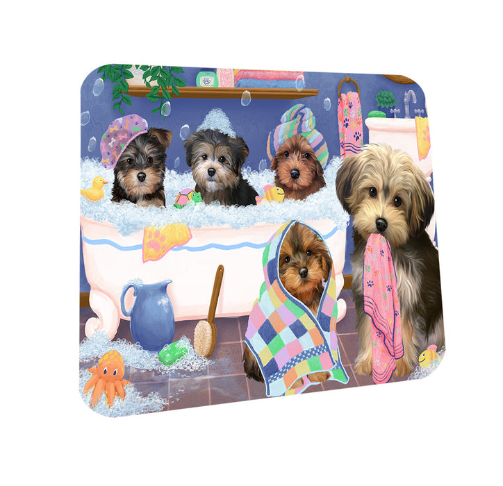Rub A Dub Dogs In A Tub Yorkipoos Dog Coasters Set of 4 CST56795