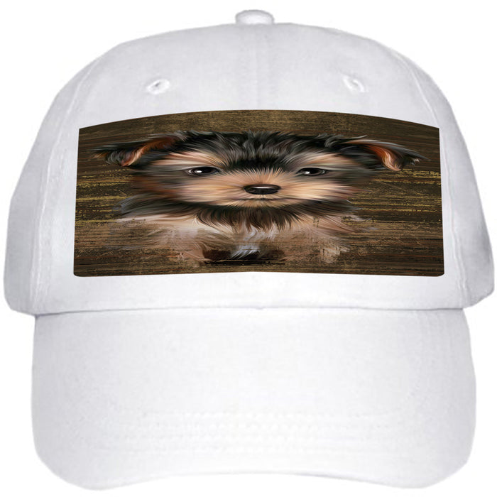 Rustic Yorkshire Terrier Dog Ball Hat Cap HAT55248