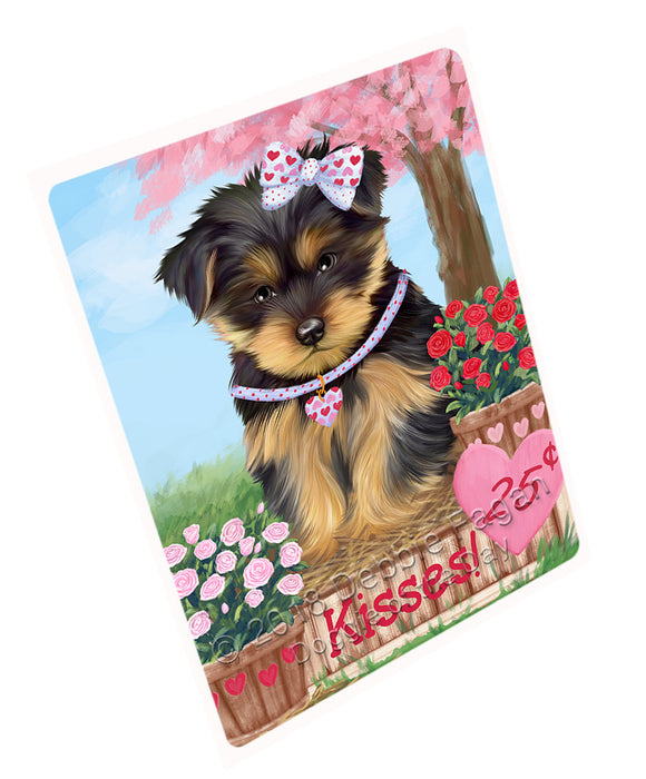 Rosie 25 Cent Kisses Yorkshire Terrier Dog Magnet MAG73964 (Small 5.5" x 4.25")