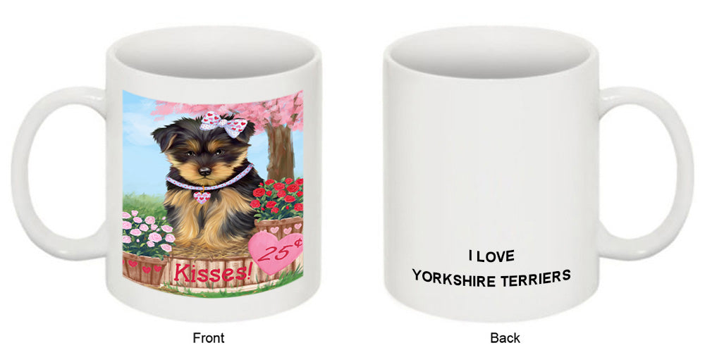 Rosie 25 Cent Kisses Yorkshire Terrier Dog Coffee Mug MUG51673