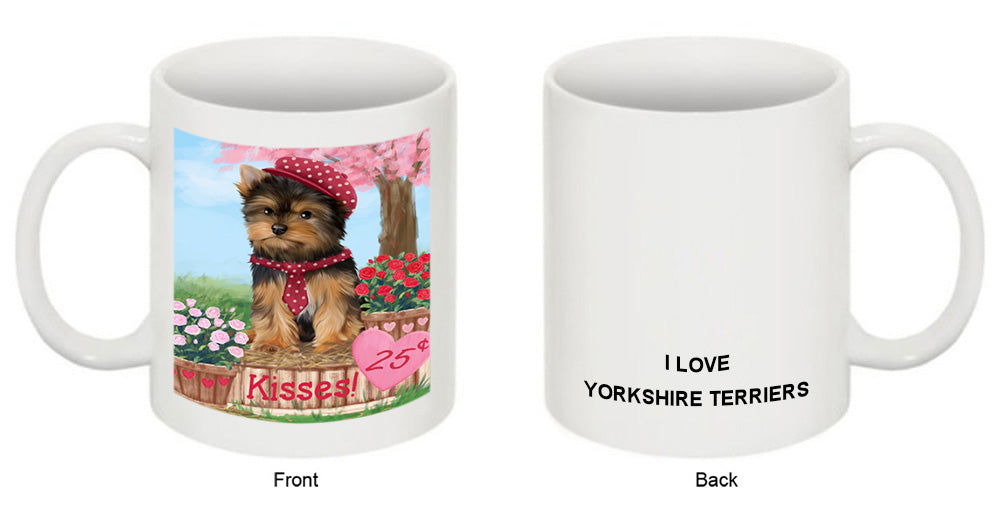 Rosie 25 Cent Kisses Yorkshire Terrier Dog Coffee Mug MUG51674