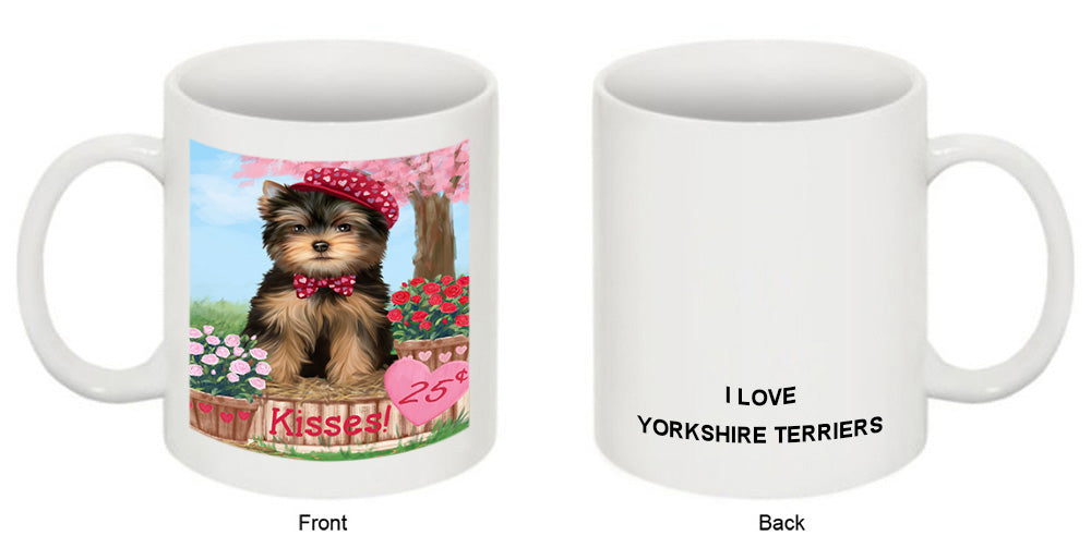 Rosie 25 Cent Kisses Yorkshire Terrier Dog Coffee Mug MUG51675