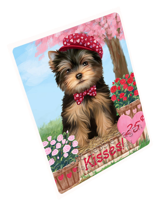 Rosie 25 Cent Kisses Yorkshire Terrier Dog Magnet MAG73970 (Small 5.5" x 4.25")