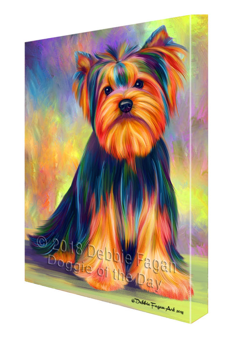 Paradise Wave Yorkshire Terrier Dog Canvas Print Wall Art Décor CVS127016