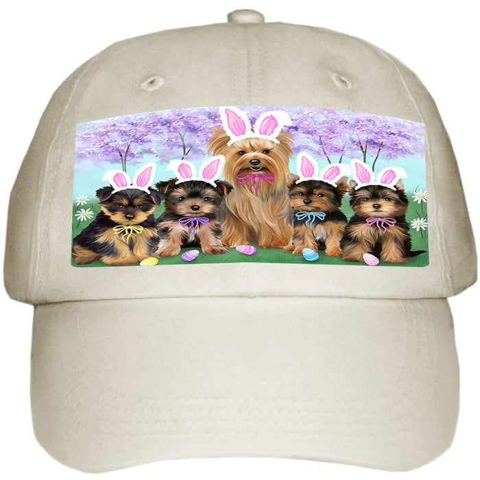 Yorkshire Terriers Dog Easter Holiday Ball Hat Cap HAT51276