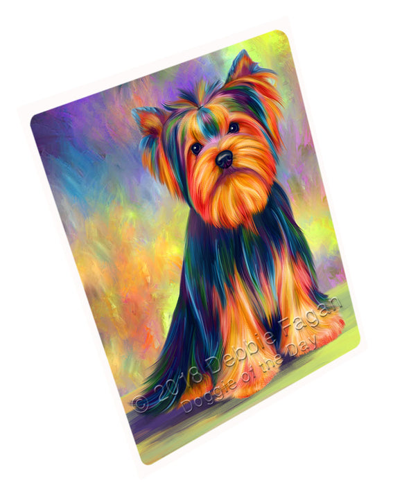 Paradise Wave Yorkshire Terrier Dog Large Refrigerator / Dishwasher Magnet RMAG98796