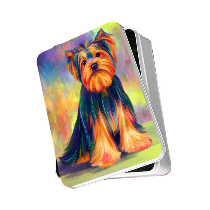 Paradise Wave Yorkshire Terrier Dog Photo Storage Tin PITN56031