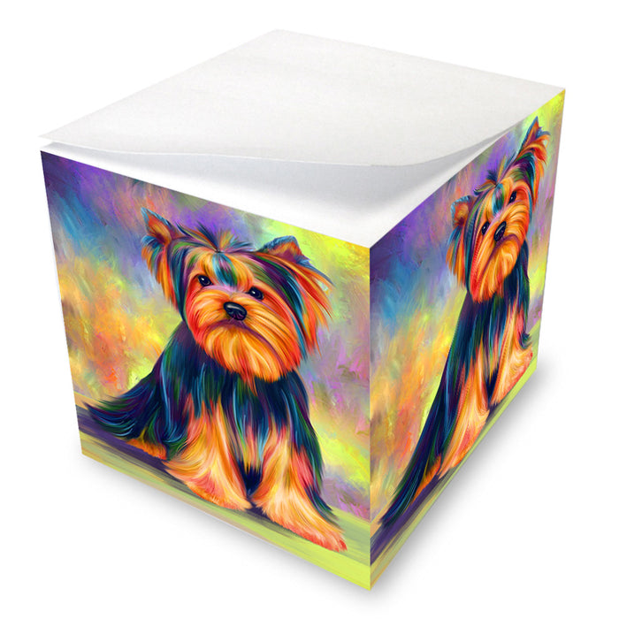 Paradise Wave Yorkshire Terrier Dog Note Cube NOC54160