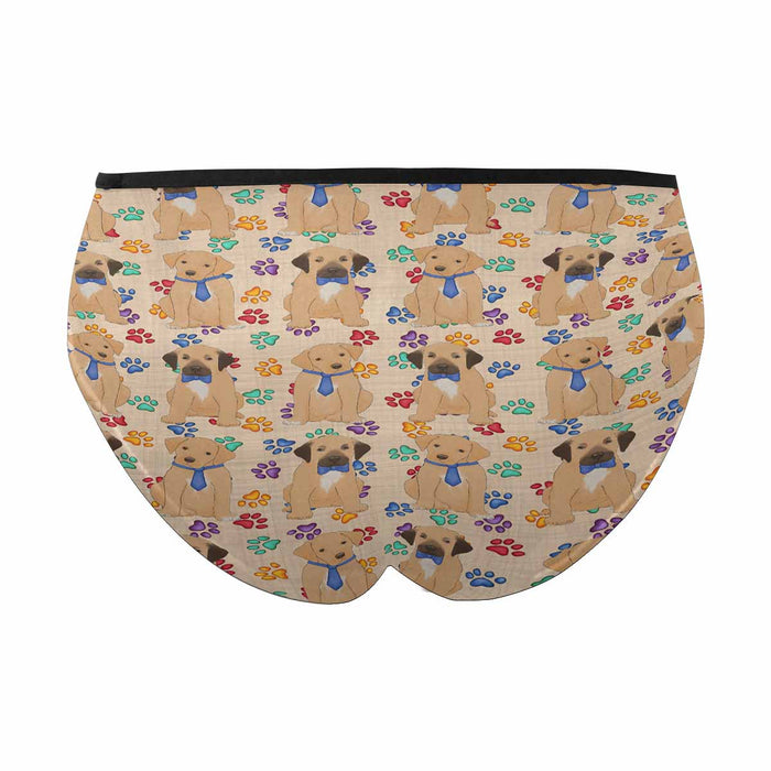 Rhodesian Ridgeback Dogs Blue  Women&#039;s High Waist Briefs (Model L26)