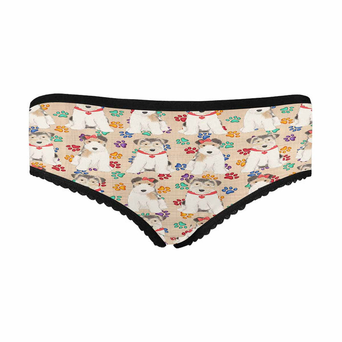 Wire Fox Terrier Dogs Red  Women&#039;s All Over Print Classic Briefs