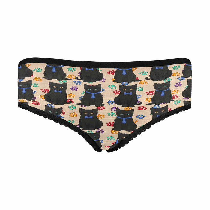 Black Cats Blue  Women&#039;s All Over Print Classic Briefs