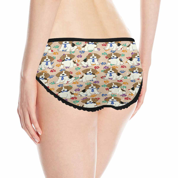 Beagle Dogs Blue  Women&#039;s All Over Print Classic Briefs