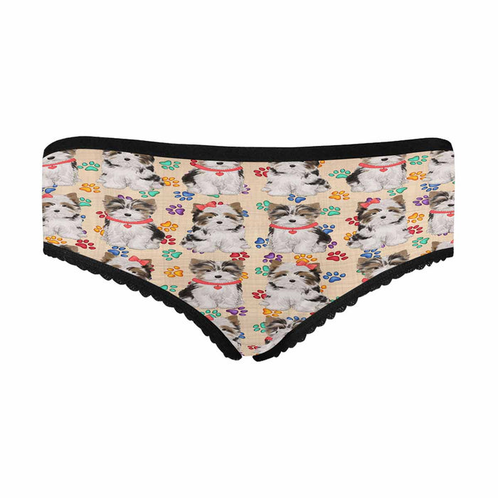 Biewer Dogs Red Women's All Over Print Classic Briefs