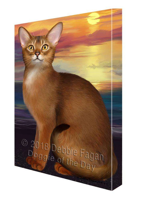 Abyssinian Cat Canvas Print Wall Art Décor CVS110483