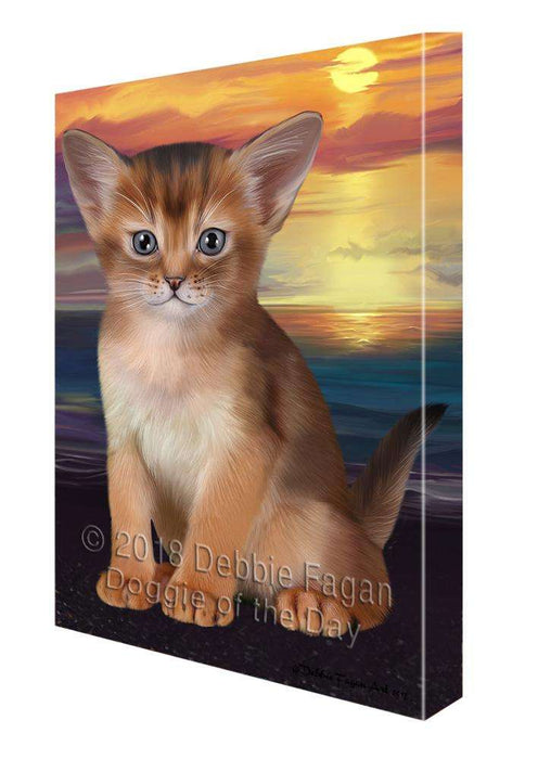 Abyssinian Cat Canvas Print Wall Art Décor CVS110510