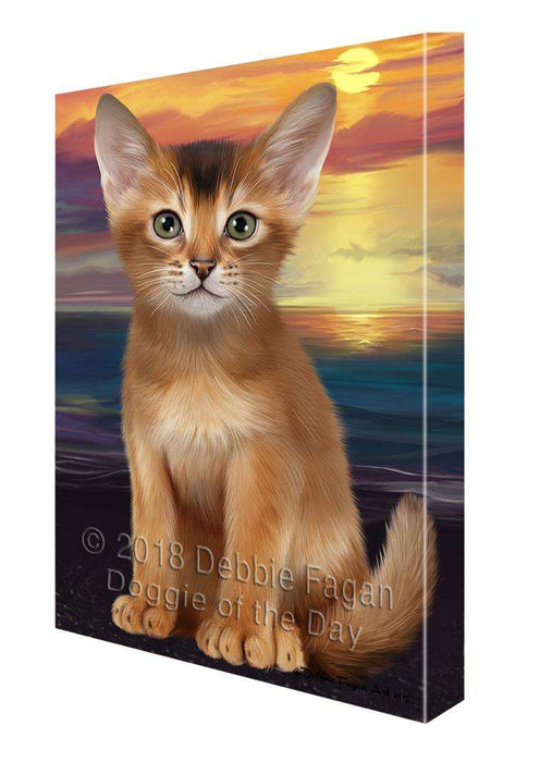 Abyssinian Cat Canvas Print Wall Art Décor CVS92681