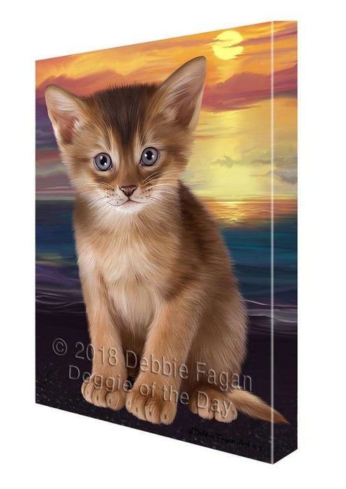 Abyssinian Cat Canvas Print Wall Art Décor CVS92690