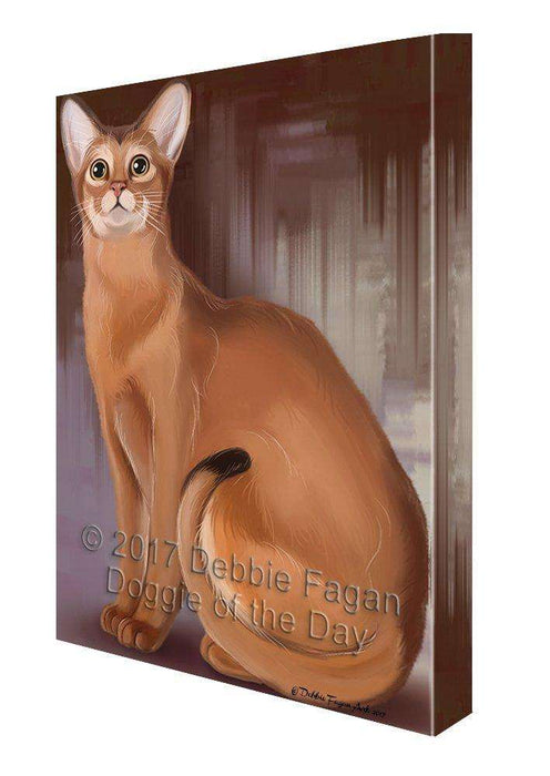 Abyssinian Cat Canvas Wall Art D139